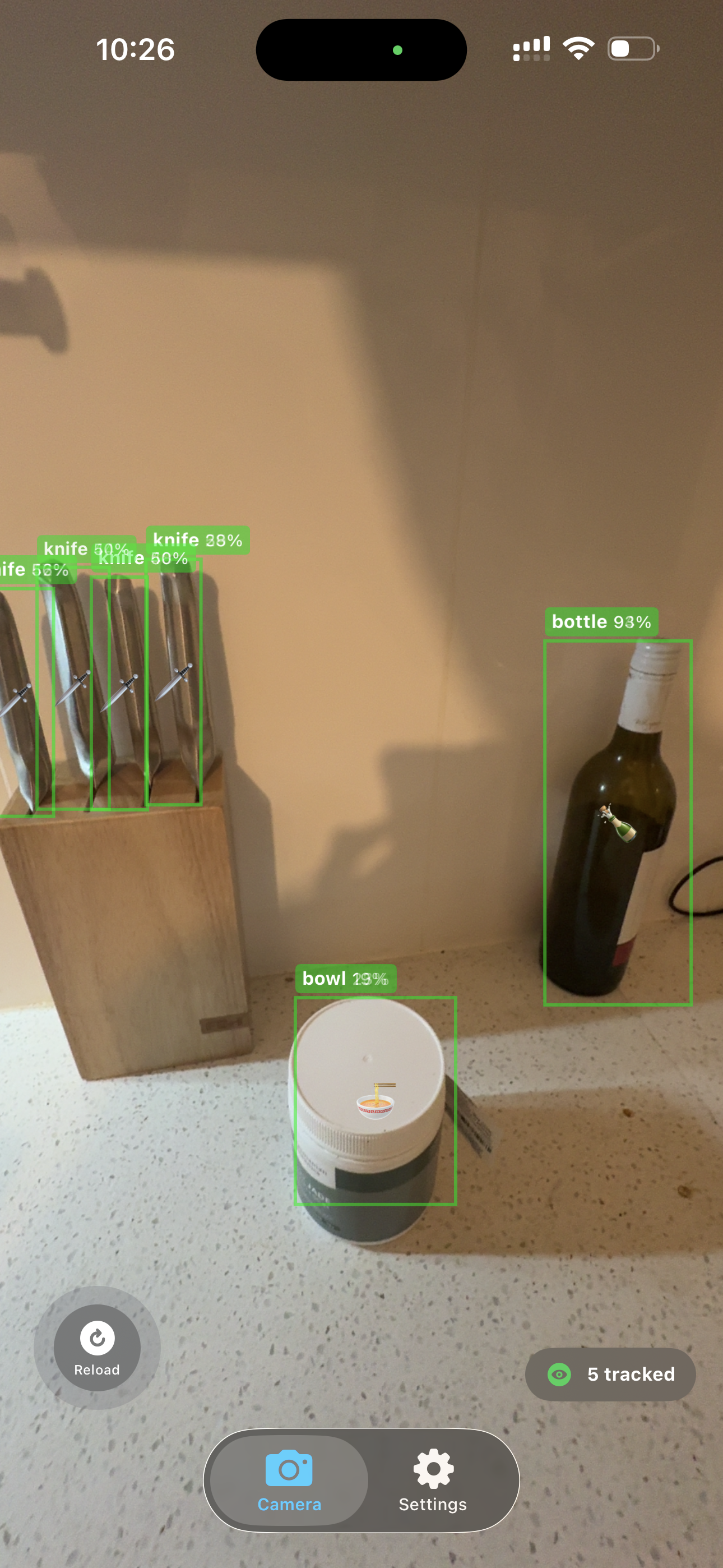 Kitchen objects detection